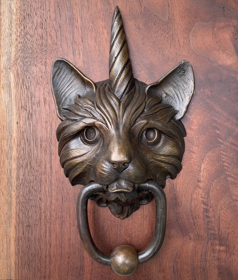Havn kedel dosis Kittycorn Bronze Door Knocker | Project Kittycorn